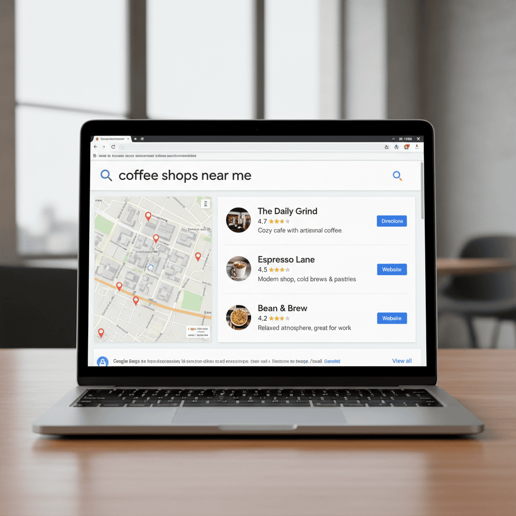 Local SEO results